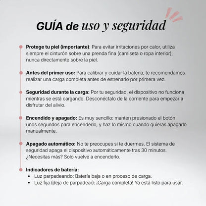 Valuvia Cinturón Térmico Menstrual